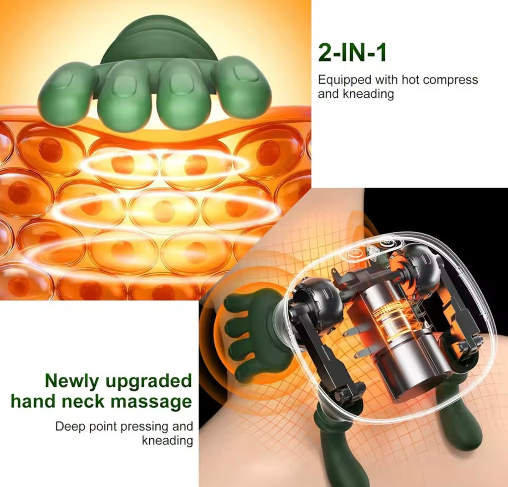 Masajeador Cervical 4D Inalámbrico | Cuello y Hombros"